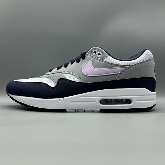Nike Air Max 1 Football Grey Lilac Men’s Size 9 FD9082 001 Casual Lifestyle Shoe - Picture 4 of 9